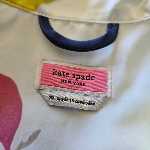 Kate Spade New York Lemon Print Short Satin Pajama Set Size M Lounge Sleepwear - Picture 2 of 8